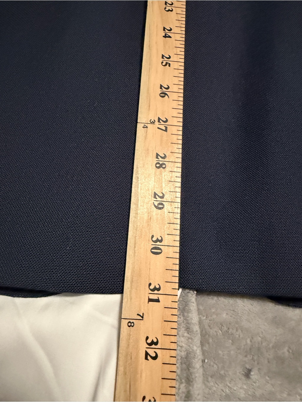 VTG Old Money Dark Academia Preppy Rogers Scott Navy Blue Blazer Jacket 46R - Picture 13 of 13